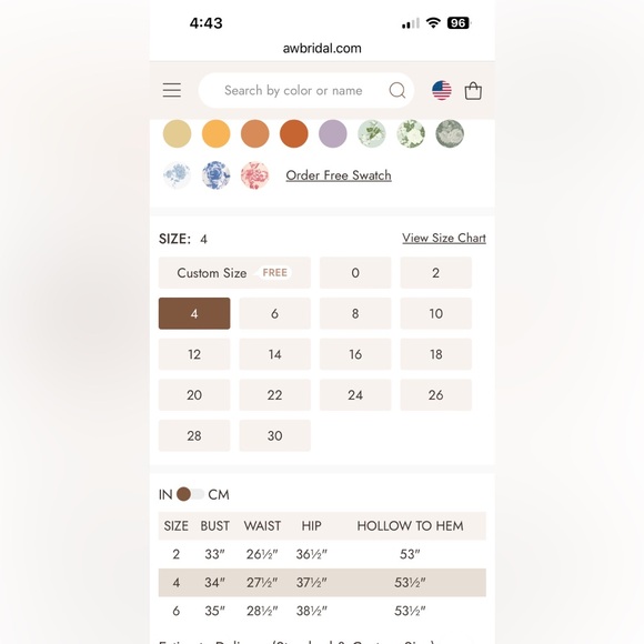 Brand New AW BRIDAL Blue Satin dress - Picture 7 of 7